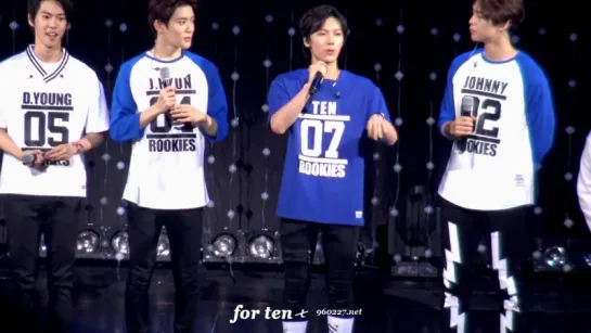 [FANCAM] 150829 SMROOKIESSHOW talk "Welcome to Ten world"