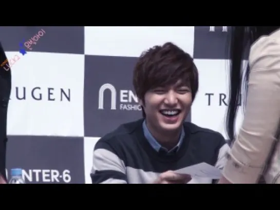 Lee Min Ho - Встреча с фанатами (04.05.2013)