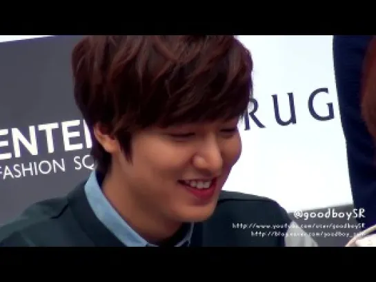 Lee Min Ho - Встреча с фанатами (04.05.2013)