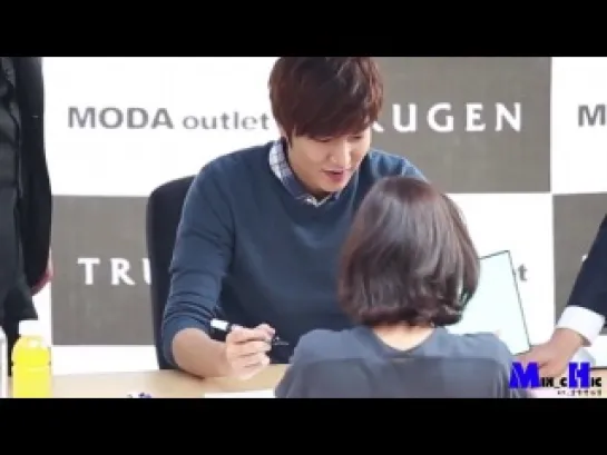 Lee Min Ho - Встреча с фанатами (04.05.2013)