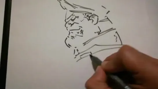 One Minute Drawing - M. Bison (Vega in Japan) -  Cre.O.N