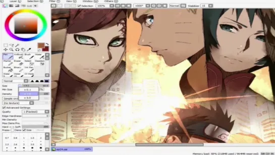 Boruto and Sarada Speedpaint