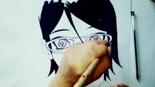 Sarada Uchiha Sharingan Drawing Boruto- Naruto the Movie