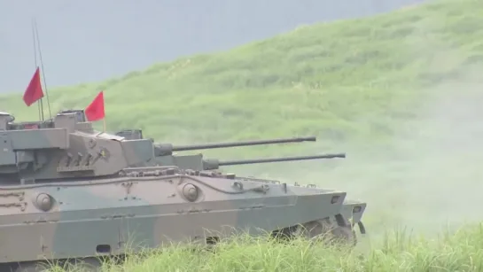 JGSDF - Fuji Комбинированные Firepower Упражнение 2015 Бронированный автомобиль Прямой эфир Обжиг [1080p]