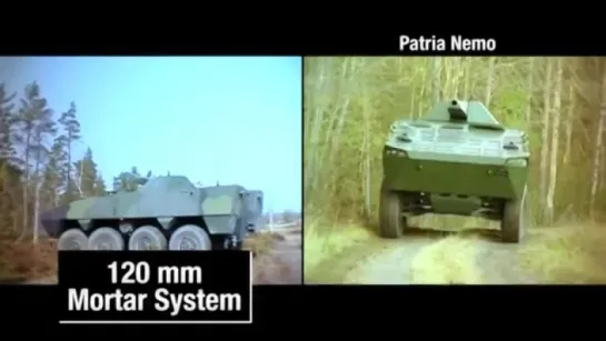 Patria - AMV 8х8 бронированный Modular Vehicle [480p]