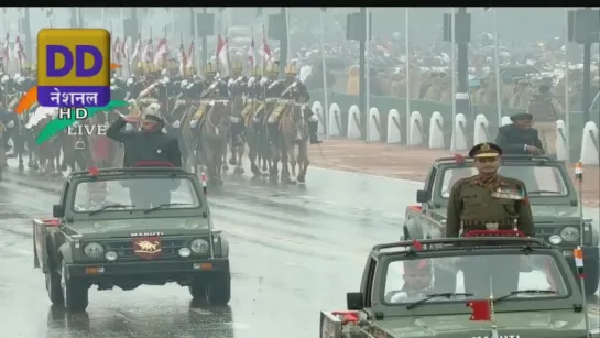 Doordarshan National - Индия День Республики Parade 2015 Полный армии Активы сегмента [720p]