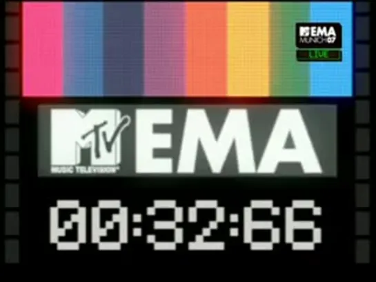 Награждение Tokio Hotel (EMA 20007, Мюнхен, 01.11.07, номинация "Inter Act" (Самая фанатская группа))