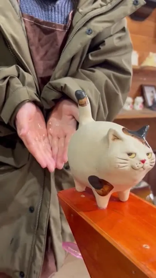 Japanese cat spray hand sanitizer is the happiest you’ll ever be to be peed on