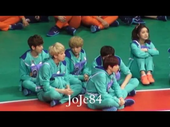 [FANCAM] 130128 EXO @ Idol Star Athletics Championships  LUHAN, BAEKHYUN