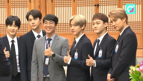 190629 EXO @ Blue House’s cocktail reception