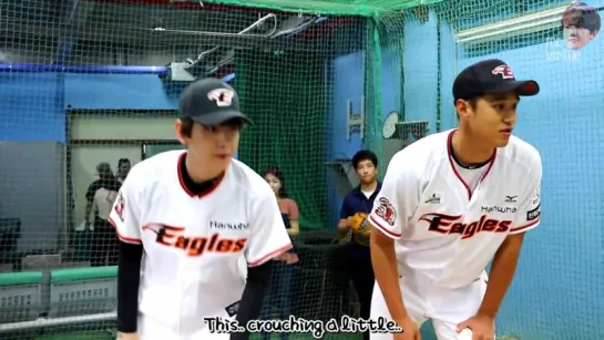 [VIDEO] 150618 EXO Baekhyun Opening Pitch BTS at Hanwha Eagles [ENG sub. mr.virtue]