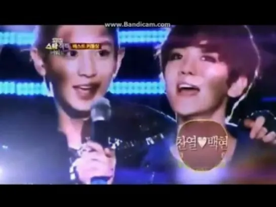 121227 "Baekhyun & Chanyeol" in Top 10 'Most Cute Couple' in Korea