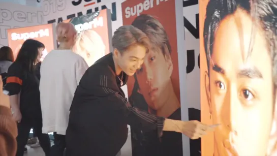 SuperM HOLLYWOOD POP UP Opening Day