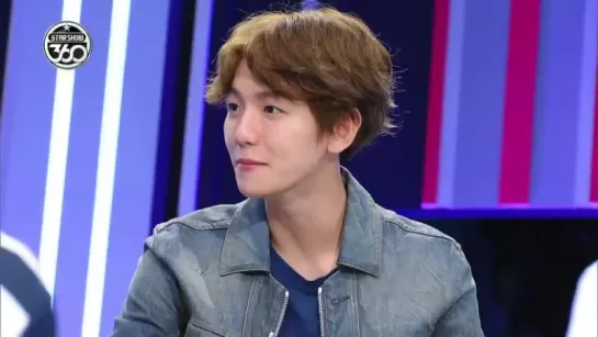 [CUT] 160926 EXO Baekhyun imitating  Lee Jung Jae @ Star Show 360