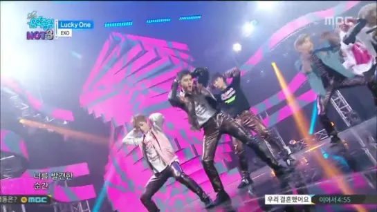 [VIDEO] 160611 #EXO Lucky One+Monster @ MBC Show! Music Core