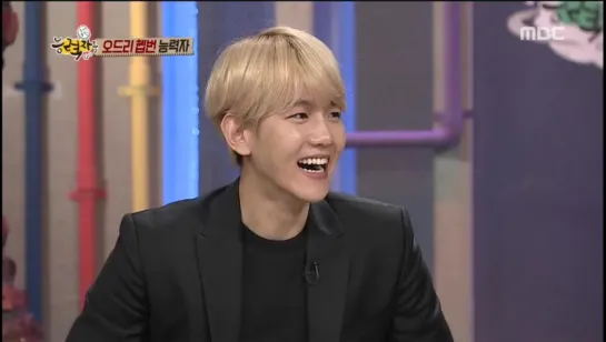 [VIDEO] 150929 EXO Baekhyun @ MBC 'The Gifted''/"Одаренные" part 1