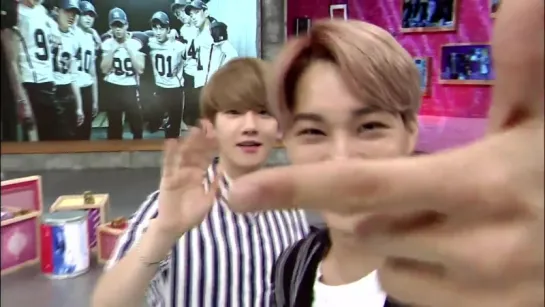 150623 #EXO #Baekhyun #Kai @ After School Club BTS