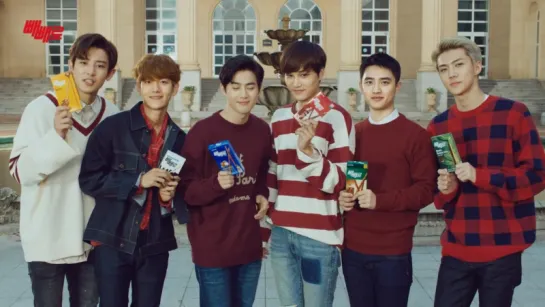 [VIDEO] 161017  EXOK @  Lotte Pepero.