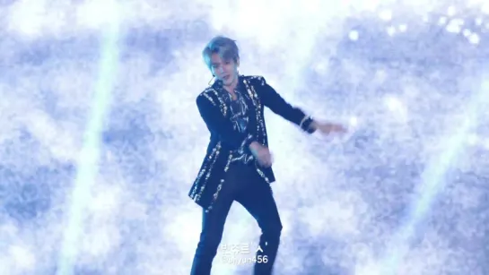 [FANCAM] 171225 EXO Baekhyun - Run This + Power @ SBS Gayo Daejeon