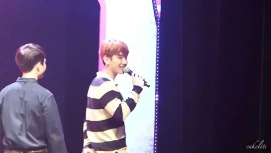 [FANCAM] 170422 EXO Baekhyun - Ending @ Lotte Duty Free Star Avenue