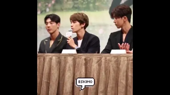 [FANCAM] 160824 EXO's Baekhyun speech @ Moon lovers press-con