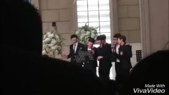 [FANCAM] 160505 EXO 엑소 - 좋아좋아 (I Like You) @ ex- Super Junior manager wedding ceremony