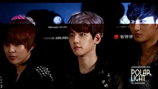 121130 MAMA in HK welcome press conference BAEKHYUN