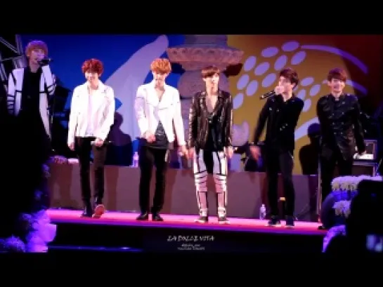 [FANCAM] 121012 EXO-K Talk 2 @ Chaorwon TaeBong Festival