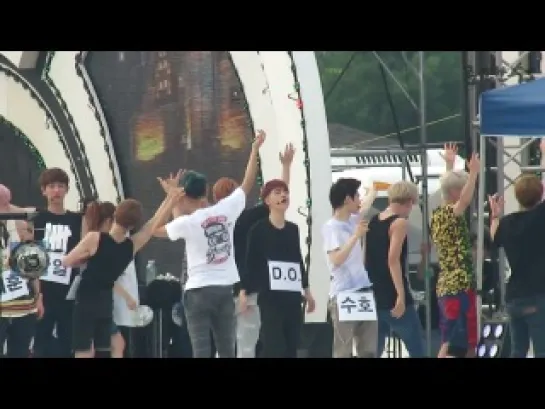 130807 EXO @ KBS Open Concert Rehearsal