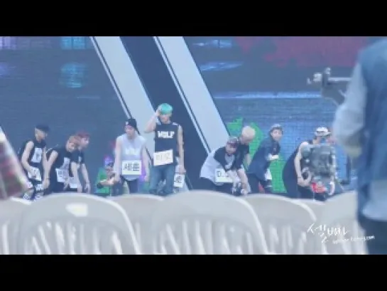 [HD] 130803 EXO @ M Super Concert Rehearsal