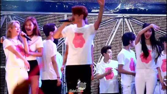 [FANCAM] 150321 Baekhyun SMTown Live in Taiwan - Ending  'ㅅ'