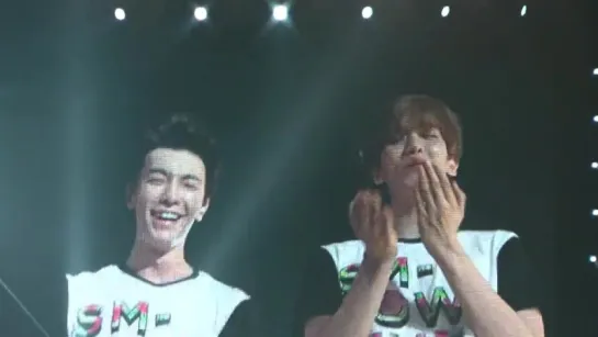 [FANCAM] 150705 EXO, TVXQ, Super Junior, BoA, SNSD, SHINee, Red Velvet and others @ SMTOWN in Tokyo ending