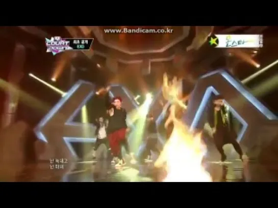 130530 EXO 늑대와 미녀 (WOLF) M-countdown Comeback Stage