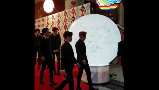 [UPDATE] 161226 allurekorea Instagram Update - EXO @ SBS Gayo Daejun Red Carpet