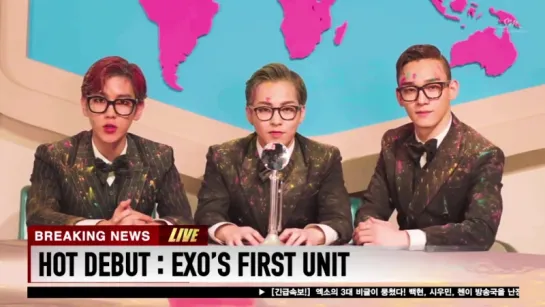 [VIDEO] 161022 EXO Chen, Baekhyun & Xiumin @ HOT DEBUT : EXO'S FIRST UNIT