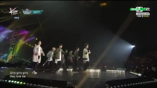 [PERF] 150423 GOT7 - Girls Girls Girls @ KCON 2015 × M! Countdown в Японии.