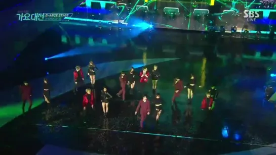 [PERF] 161226 GOT7, Seventeen, GFriend & Twice - Who's your Mama @ SBS «Gayo Daejun 2016».