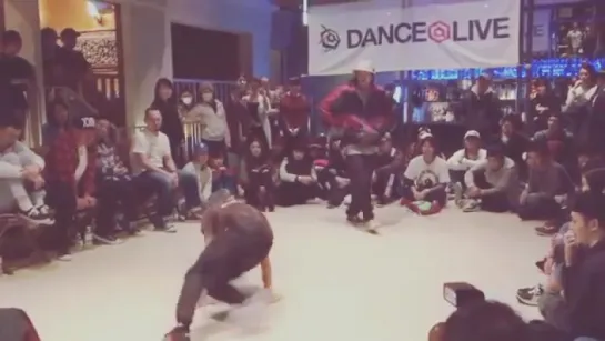 Raigo on fire at dancealivejapan