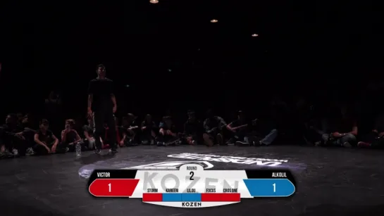 Victor vs Alkolil  SEMI FINAL  Undisputed World BBoy Masters 2015