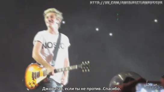 Harry Styles Story About Niall Horan  Singing Happy Birthday - Where We Are Tour 9/13 [RUS SUB]