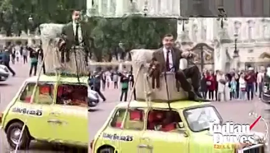 Mr. Bean Rides His 1976 Mini 1000 Again _ Rowan Atkinsons Iconic Car