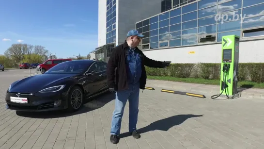 Без ума от Тесла! Обзор Tesla Model S P100D разгон 0-100 тест драйв Автопанорама