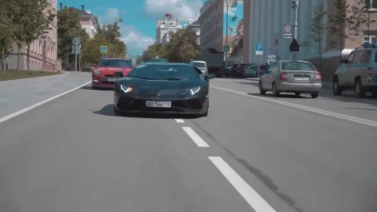 Я поспорил с ЛАМБОЙ 740 сил! Nissan GT-R vs Lamborghini AVENTADOR vs URUS vs TESLA