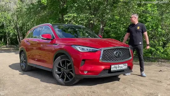 МАМКИН ТЕСТ 2022 Infiniti QX50.  ЖЕНА БУРЦЕВА Рулит