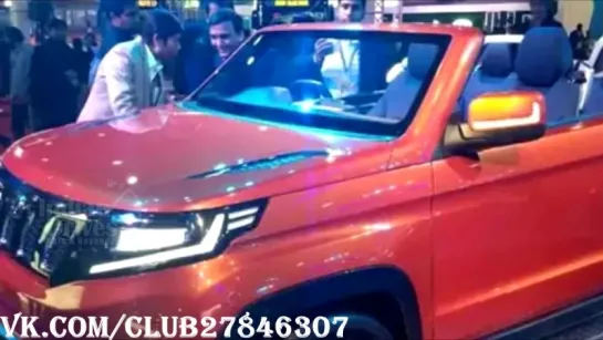 Mahindra TUV Stinger Concept Is A Sub-4m Convertible SUV _ AUTO EXPO 2018