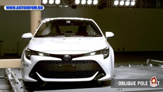 Краш тест Toyota Corolla 2019