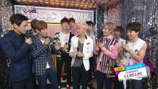 [PERF] 141024 BTS - MC & War of Hormone @ KBS Music Bank