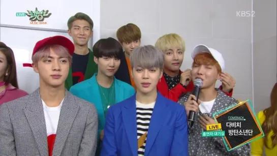 [SHOW] 161014 BTS Interview @ Music Bank