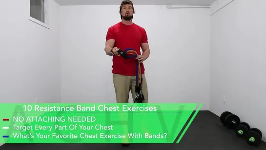 10 Best Resistance Band Exercises For Chest ❌[No Attaching Needed]❌