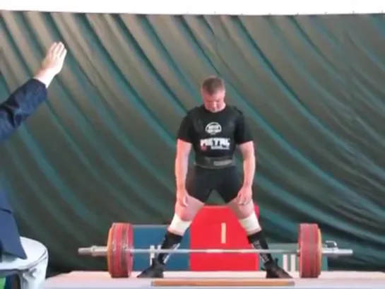 Pozdeev deadlift 360 Titans cup 2010